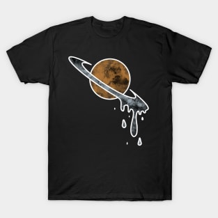 Planet with dripping ring T-Shirt